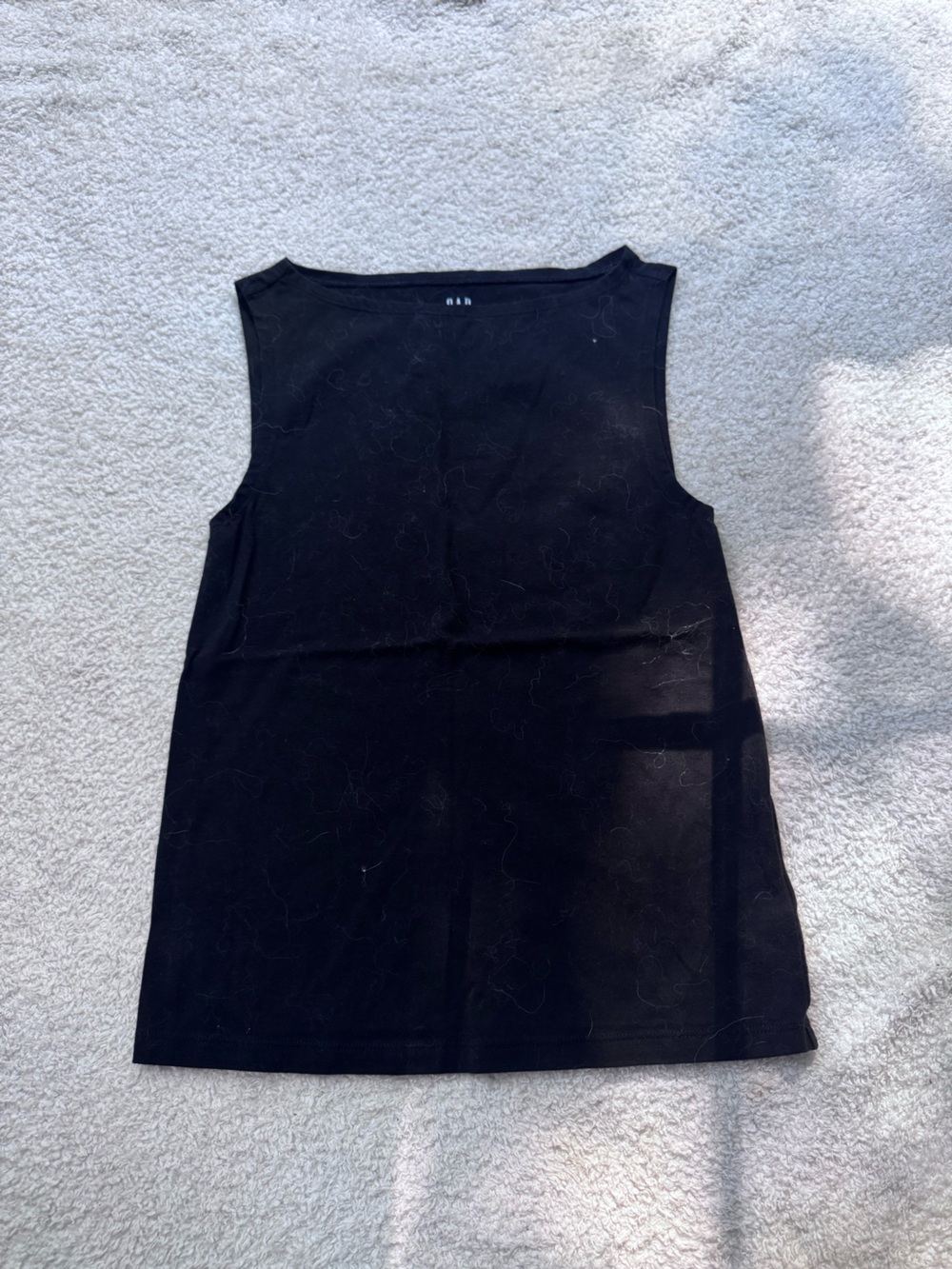 GAP Black Sleeveless Tank Top